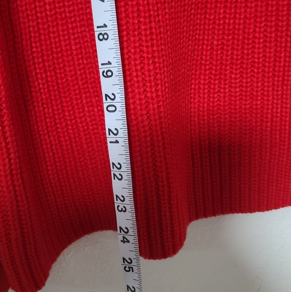 Philosophy Red Button-Detail Sweater Size M - Picture 8 of 10